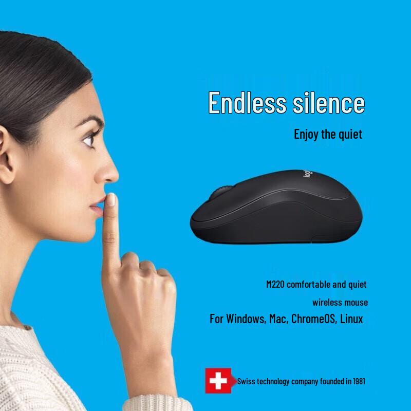 

Logitech M220 Wireless Silent Mouse
