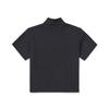 SNOWPEAK Silky Women's Half-Zip Short-Sleeve T-shirt Dark Navy (S25MWFZT05)