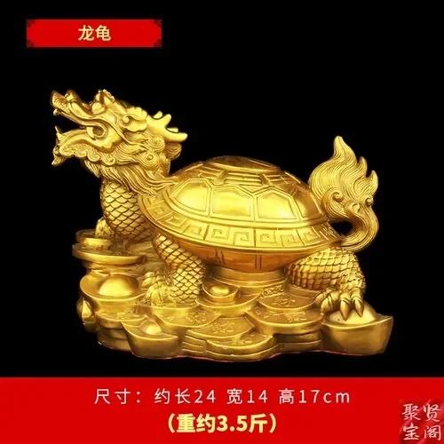 1 PC Brass Zhao Gongming ornaments living room Household Sacrifice office shop Desktop decoration Housewarming gift feng shui