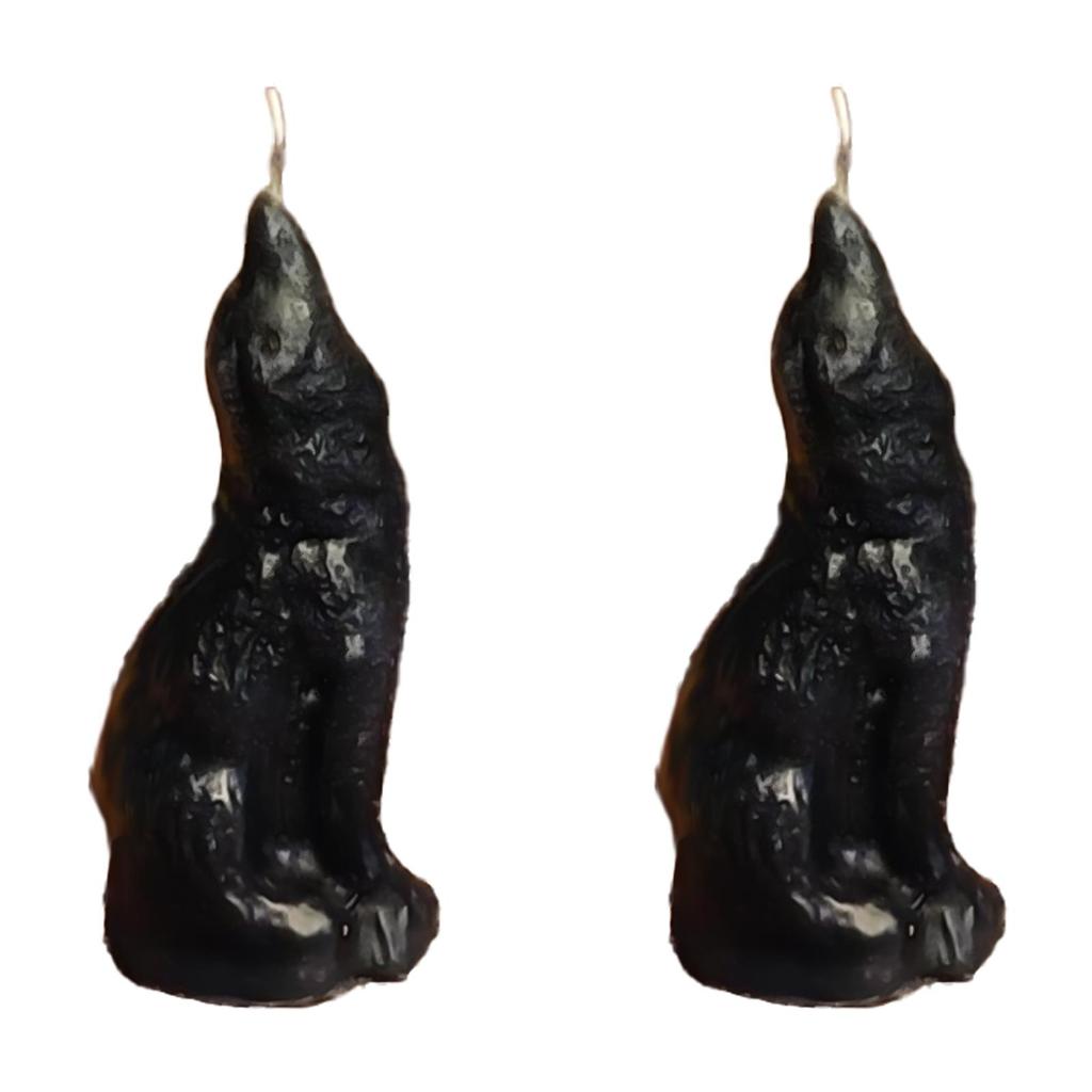 Wolf Candle Hecate Jyotish Mystic Mall Decorative Soy Blend Wax Candle