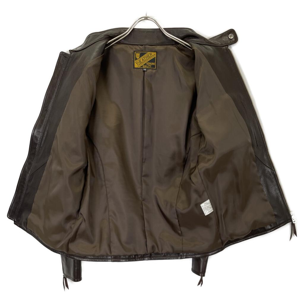 Y'2 LEATHER SR-41 Single Rider's Jacket Jacket 38 BrownUsed