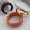 Ingemark 2026 Trendy Irregular Thick Resin Bangle Bracelets for Women Vintage Unique Wide Cuff Bracelet  Party Beach Jewelry