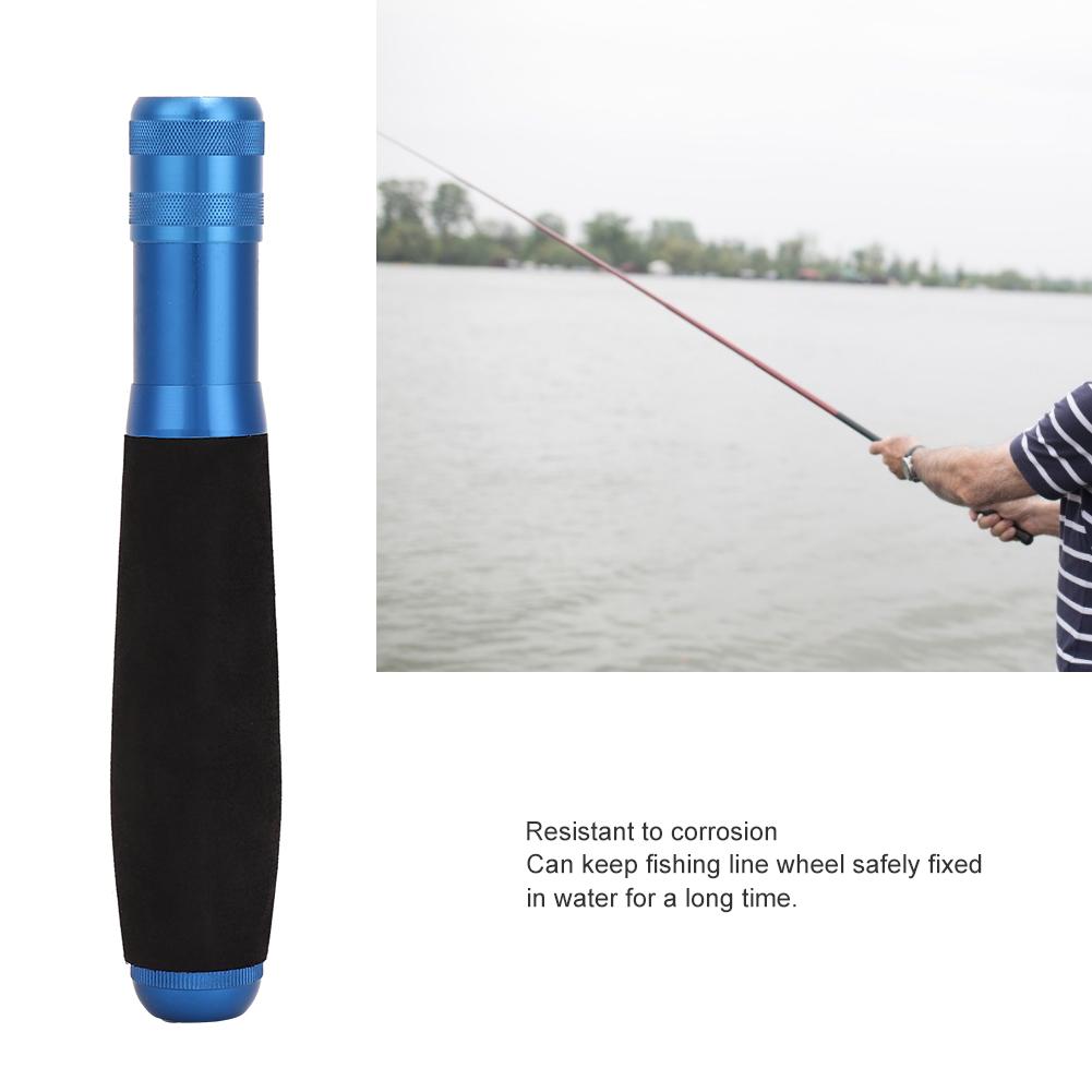 Multi Function Aluminium Alloy Fishing EVA Rod Handle Grip for DIY Rods Change(Blue)