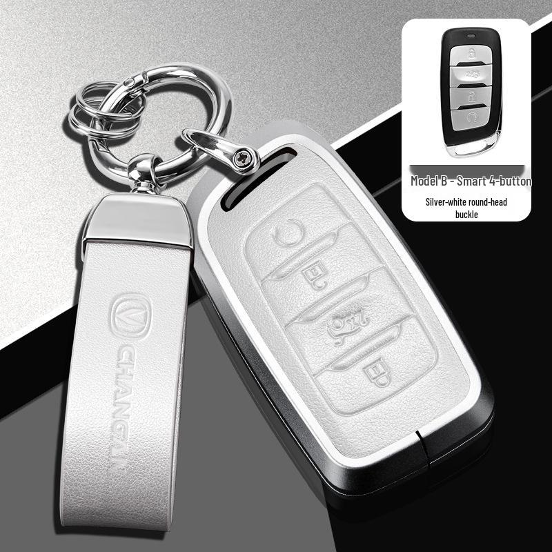 Changan Car Key Cover for Third Gen CS75 Plus, Yidong Plus, CS55, and CS35 Plus