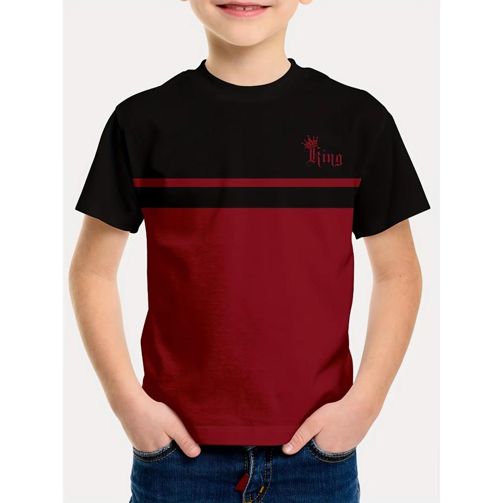 

T-shirts, children s summer clothing, boys clothing, comfortable streetwear, boys clothing 140