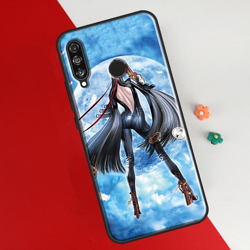 Bayonetta Cover For Huawei P30 Pro P50 P20 P40 Lite P Smart 2021 Nova 5T Case For Honor 50 8X 10i