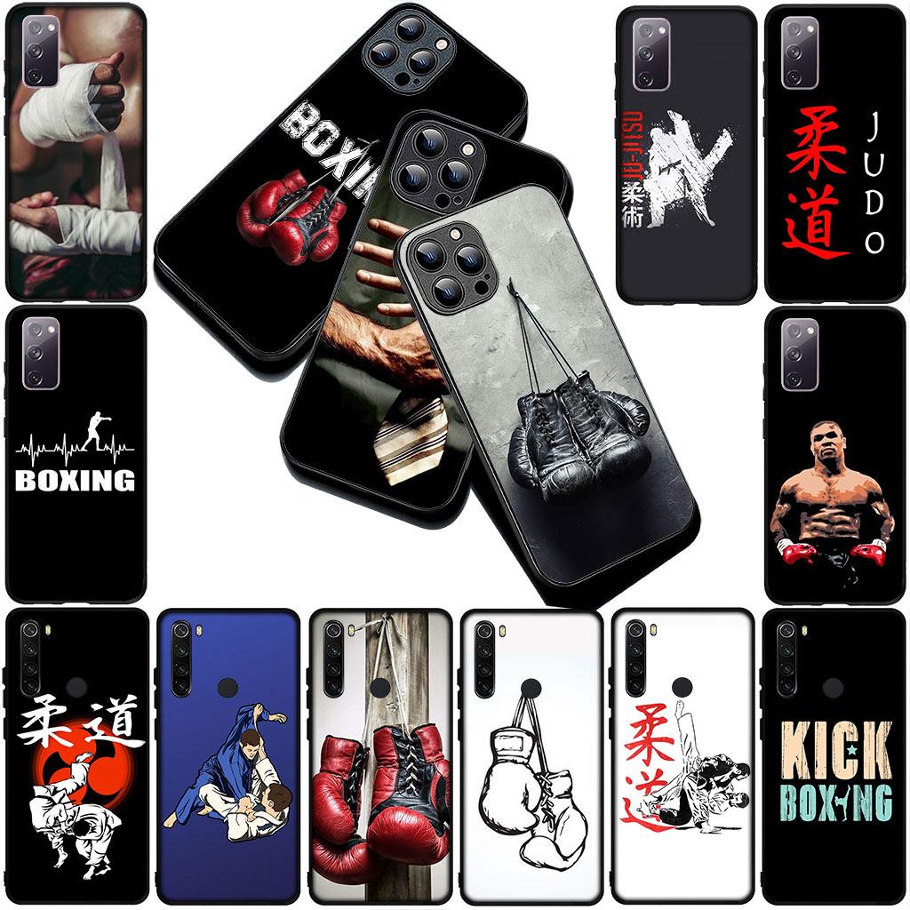 Strong Boxing Gloves Kickboxing Judo Phone Cover for Samsung Galaxy S25 S24 S23 FE Ultra Plus S7 Edge S25+ S23+ A56 5G Soft Case