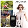 LCD Display Personal Mini Digital FM Radio with Earphone Lanyard Portable Digital FM Radio continuous be used for 50 - 60 hours