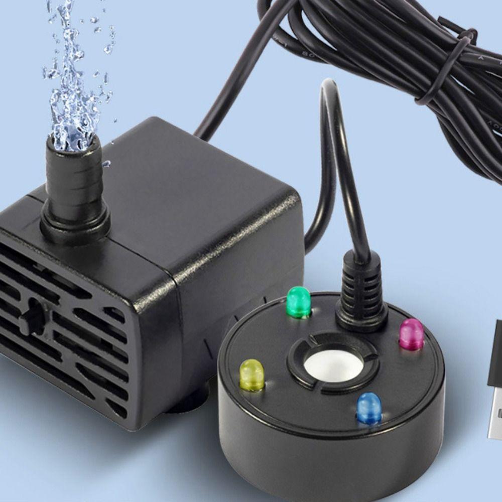 

5V Mist Maker Fogger Silent operation Submersible Pump security Fish Tank Water Pump Living room чорний