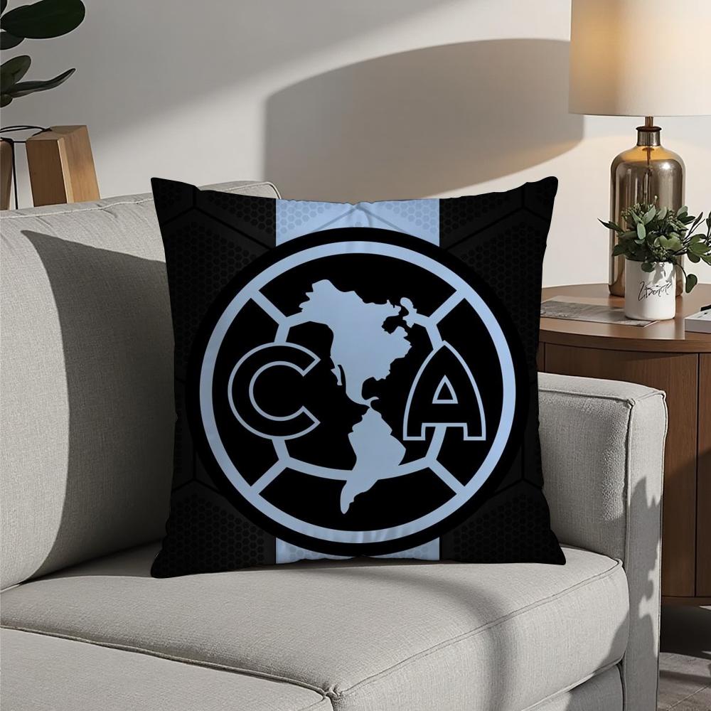 F-Football Club America Pillow Case 3D Print Polyester Fiber 40*40cm Home Sofa Throw Decoration Festival Gift