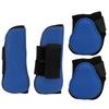 4pcs Horse Leg Guard Convenient PU Neoprene Horse Support Boots for Racing Jumping TrainingSet of