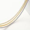 1Meters/Roll 4mm 14K 18K Gold Plated Brass Cross Link Chains Jewelry Making Bulk Chains For DIY Handmade Craft Accessories