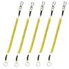 Elastic Steel Wire Keychain Lanyard for Fishing