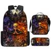 3Pcs Set NARUTO Kids School Backpack With Lunch Bag&Pencil Case,Lightweight&Durable,Cartoon School Bags For Ages 6-10 Boys&Girls