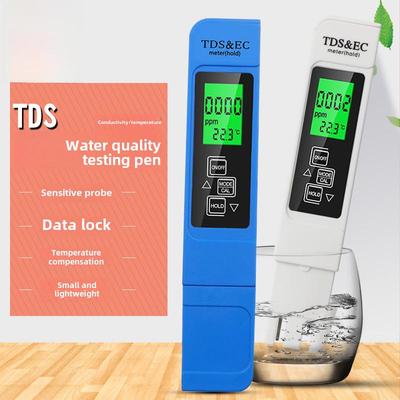 3-in-1 TDS EC Meter & Temperature Test Pen for Drinking Water