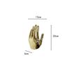 Golden Palm Resin Crafts Abstract Body Sculpture Golden Hands Finger Resin Decorative Figurines Home Decoration Accessories