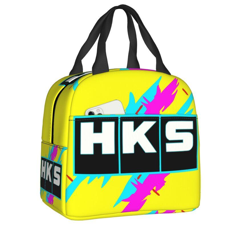 Custom H-HKSES CLK Insulated Lunch Tote Bag for Women Portable Thermal Cooler Food Lunch Box Kids School Children