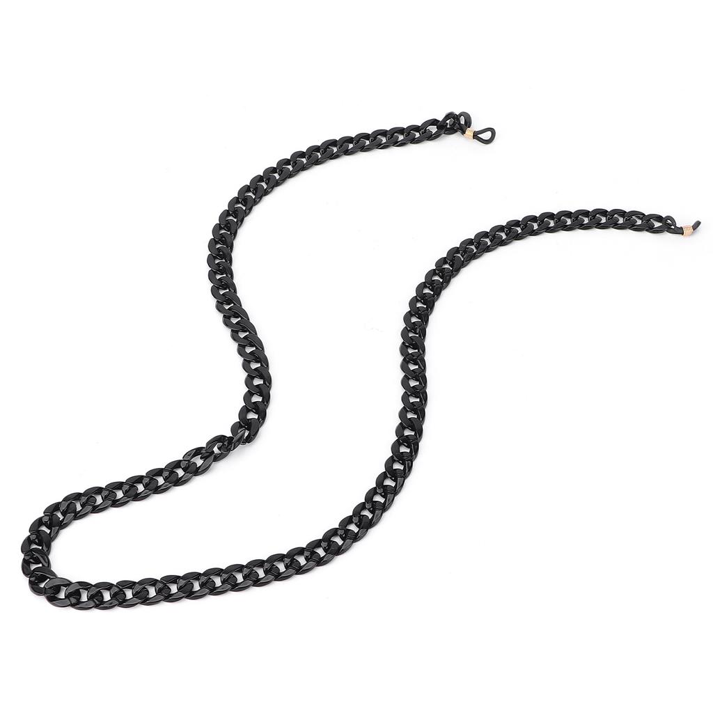 Acrylic Eyeglass Chain Glasses Chain Holder AntiSlip Sunglass Strap String Black