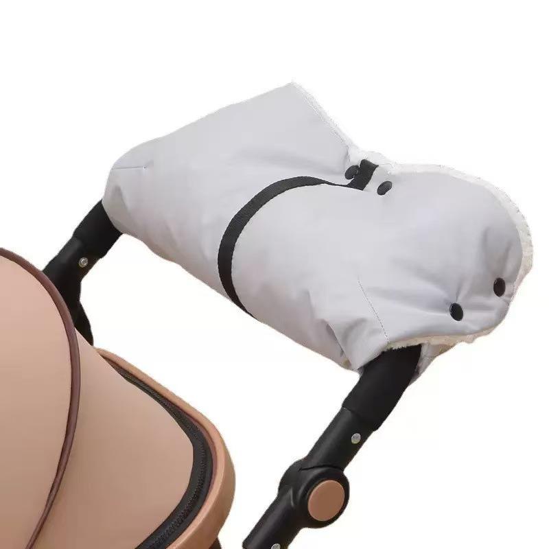 In-Stock Winter Windproof Plush Stroller Handlebar Gloves