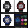 Multi Function Sports Fashion Seven Colors Colorful Luminous Electronic Watch