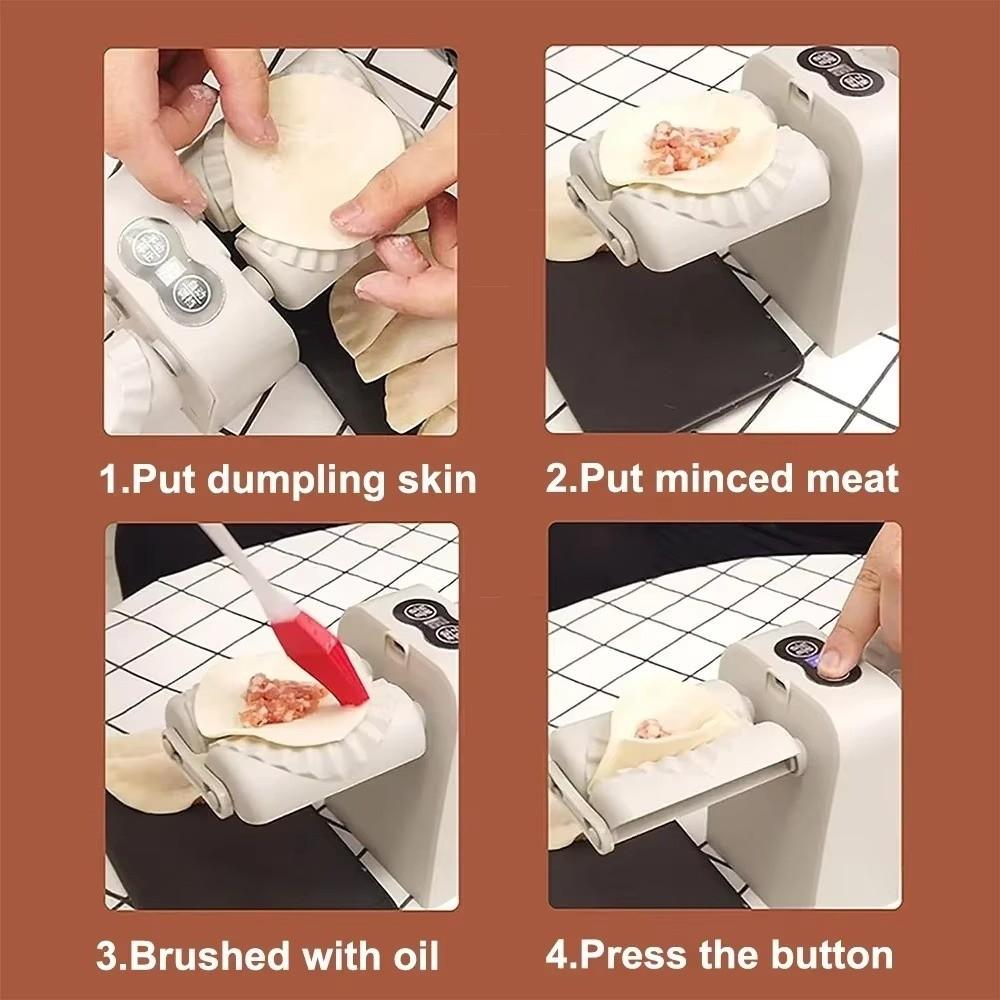 Electric Dumpling Mould Machine 2in1 Press Dumpling Skin Mould Automatic Dumpling Maker Household