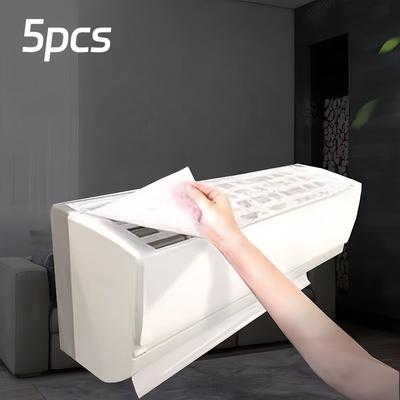 5Pcs Air Conditioner Filter 22x80cm Ultra Thin Air Inlet Filter Replacement for Home Office Compatible with Most Air Conditioner