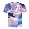 Men Women Gaming T-Shirt With 3D Digital Print Character Design Casual Short Sleeve Tee