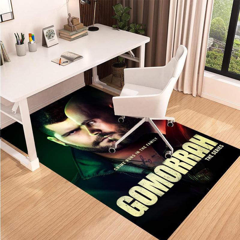 Gomorrah Printed Carpet, Rug for Office Chair Living Room Bedroom Kitchen Room Decor Gifts.