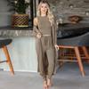 Southeast Asia 2025 Women's Slim Fashion European/American Set: Temperament Vest & Long Pants Three-Piece