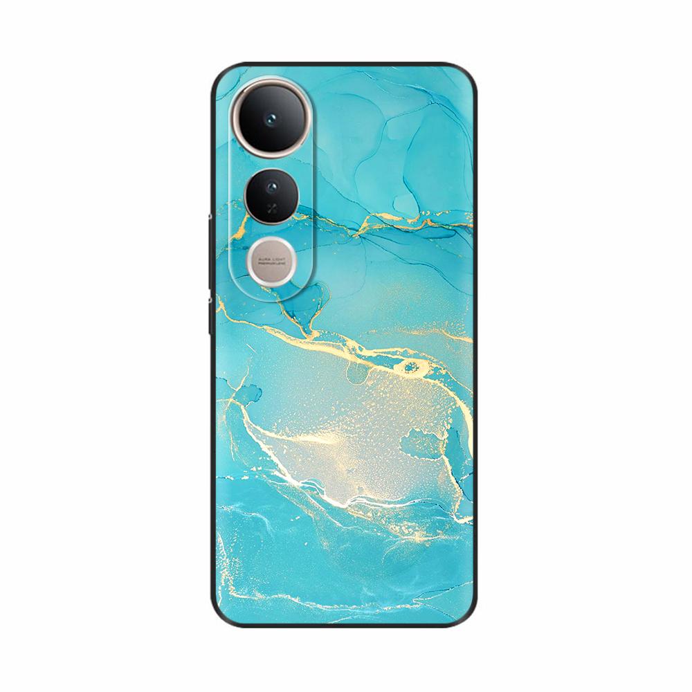 Fundas For Vivo V50 Lite 5g Soft Silicone Butterfly Flower Painted Phone Case For Vivo V50 V50 Lite 5G 4G Protective Shell Cover