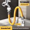 Stainless Steel Adjustable Faucet Tube for Enhanced Water Flow in Contemporary Bathroom Design