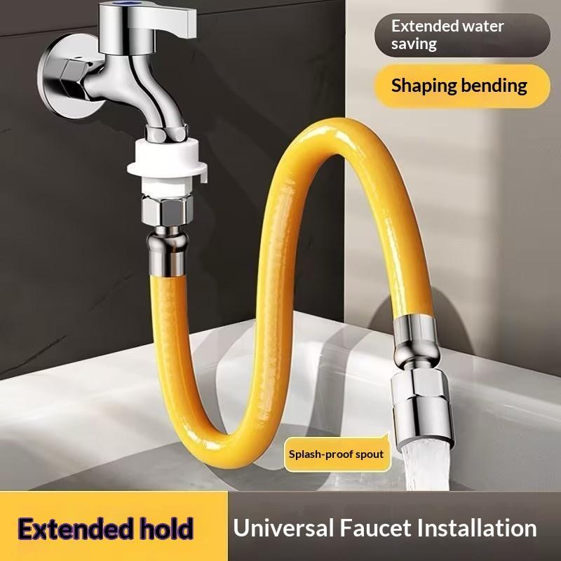 Stainless Steel Adjustable Faucet Tube for Enhanced Water Flow in Contemporary Bathroom Design