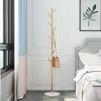 Marble Floor Standing Coat Rack - Modern Bedroom Hanger