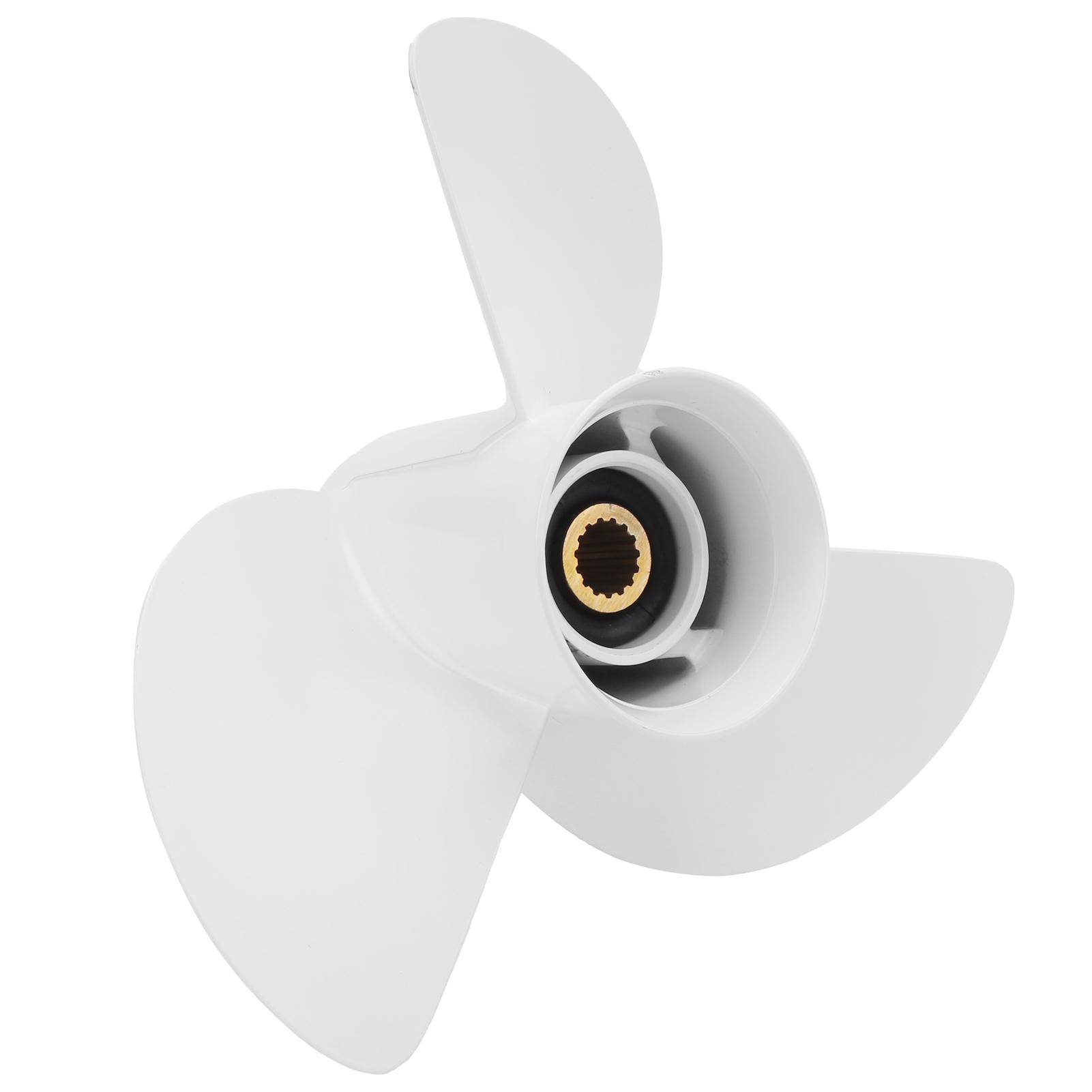 

Гребной винт для лодки из алюминиевого сплава, диаметр отверстия 4,3 дюйма, 3 лопасти, подвесной гребной винт