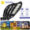 Solar Street Light Super Bright Outdoor Waterproof 168LED Lamp Motion Sensor 3 Modes Lighting Remote Control For Garden Gard