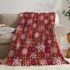 Weihnachten Kreative Überwurfdecke Flanelldruckdecke Superweich Kuschelig Sofadecke Nickerchen-Decke Wohndecke Perfektes Wohngeschenk für Sie