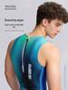 Combinaison de triathlon pour jeune homme: Tenue de compétition une pièce pour le cyclisme, la natation, la course à pied