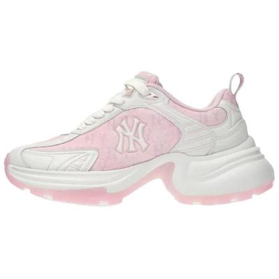 New York Yankees Rutschfest Abriebfest Niedrig geschnitten Klobige Sneaker Unisex Rosa 3ASHW065N-50PKS