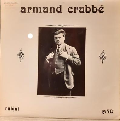 LP Record ARMAND CRABB  Armand Crabb GV78 Rubini Records UK Classical Used