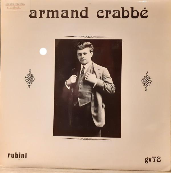 

LP Record ARMAND CRABB Armand Crabb GV78 Rubini Records UK Classical Used