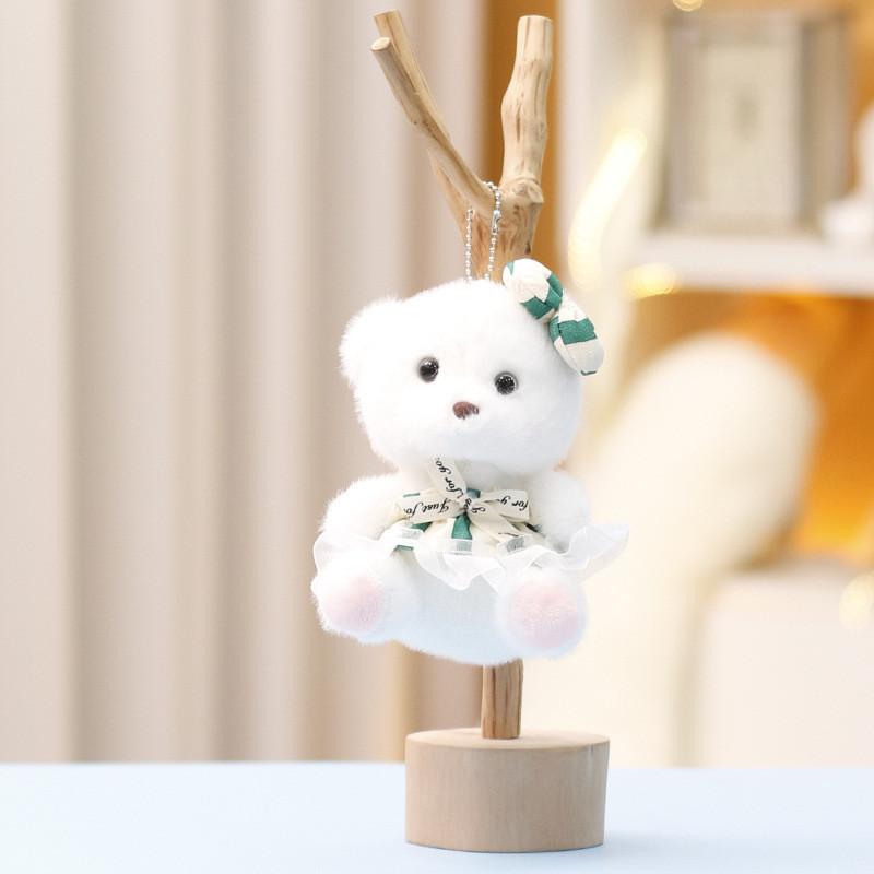 Plush Bear Toy Cute Doll For Girls Bag Pendant Gift Accessory