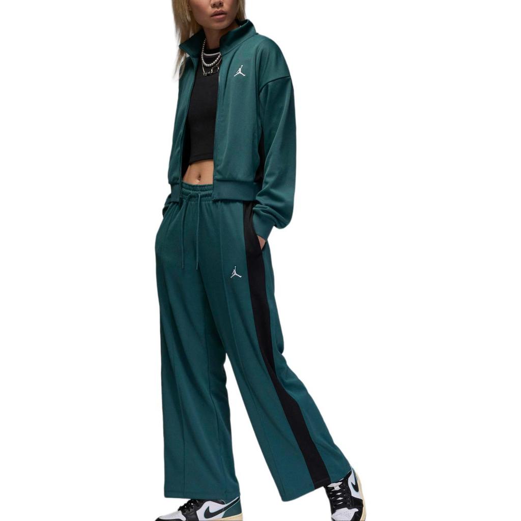 New Jordan Knitted Sports Pants Women's Oxidized Green/black/white Color FV7102-366