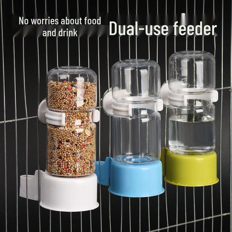 Automatic Bird Water & Food Dispenser for Parrots and Quails