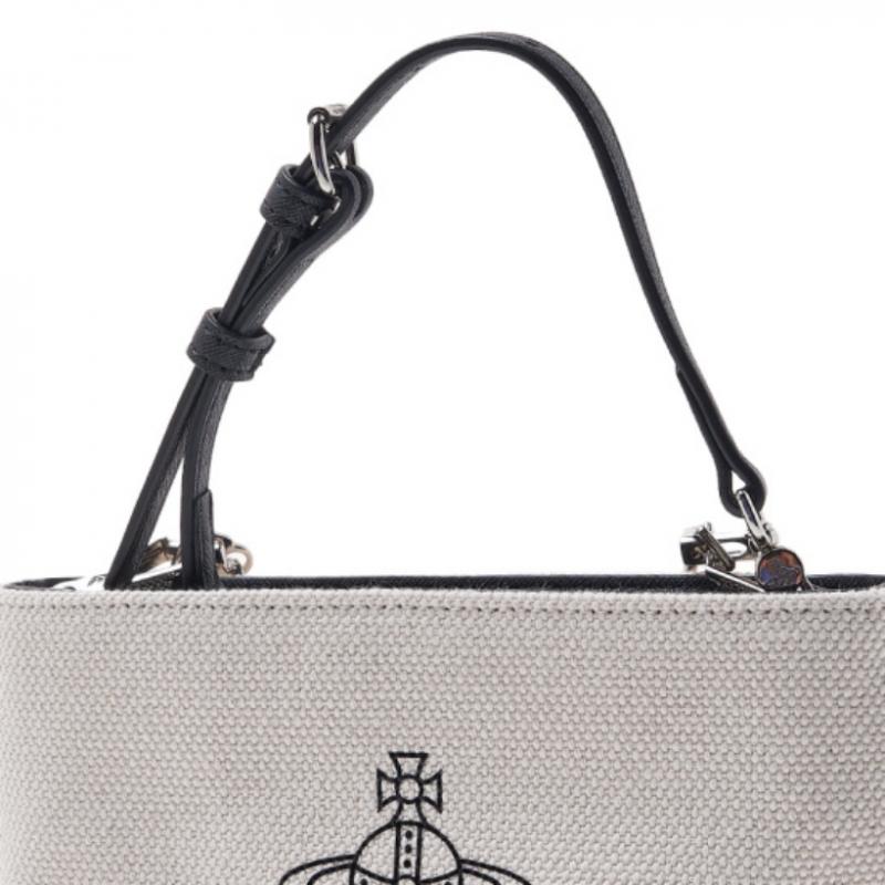 Vivienne WeStwood Damen S Leinwand Quadratische Crossbody-Tasche 43030096 W00ij D404
