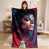Michael JacksonSoft Throw Blanket Flannel Blanket Warm Sofa Bed Camping Home Decor Unique Christmas Gift C3139
