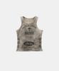 BADBLOOD Peace Not War Tank - Dusty Beige