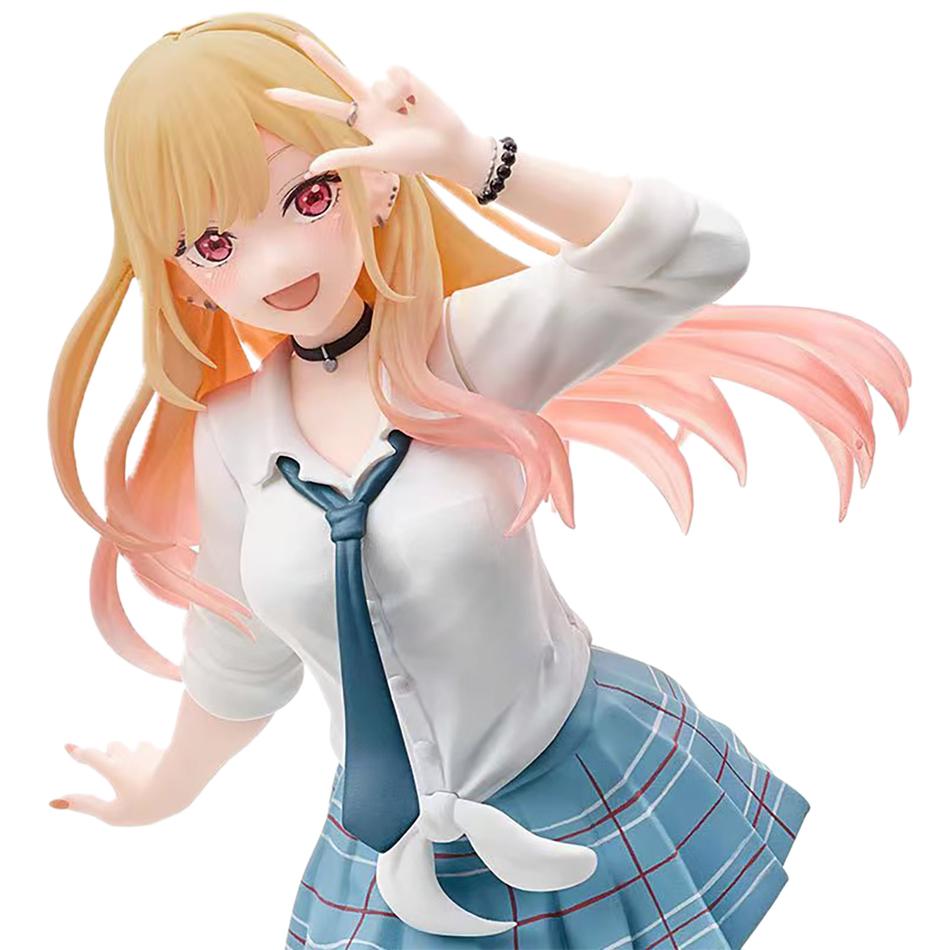 18Cm My Dress-Up Darling Anime Figure Marin Kitakawa Figures School Uniform Dress-Up Model Pvc Collection Decoration Toys  Gifts