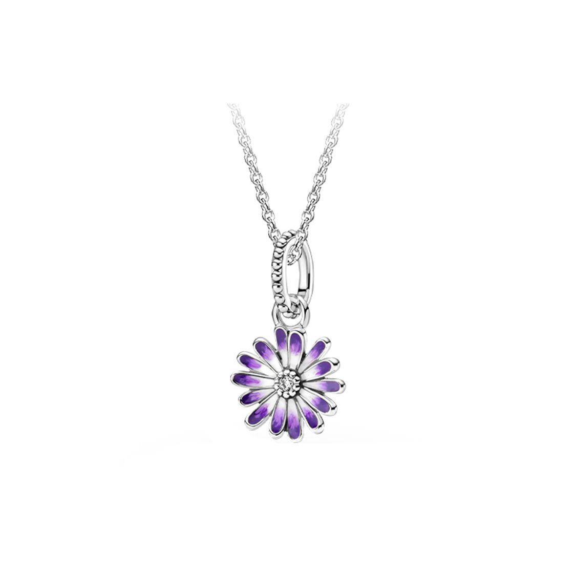 Pandora Garden Series Purple Daisy Necklace Set Women necklaces ZT1242