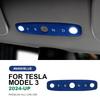 Suede Reading Light Frame Trim Sticker for Tesla Model 3 Highland 2024 Model Y Juniper 2025-UP Accessories