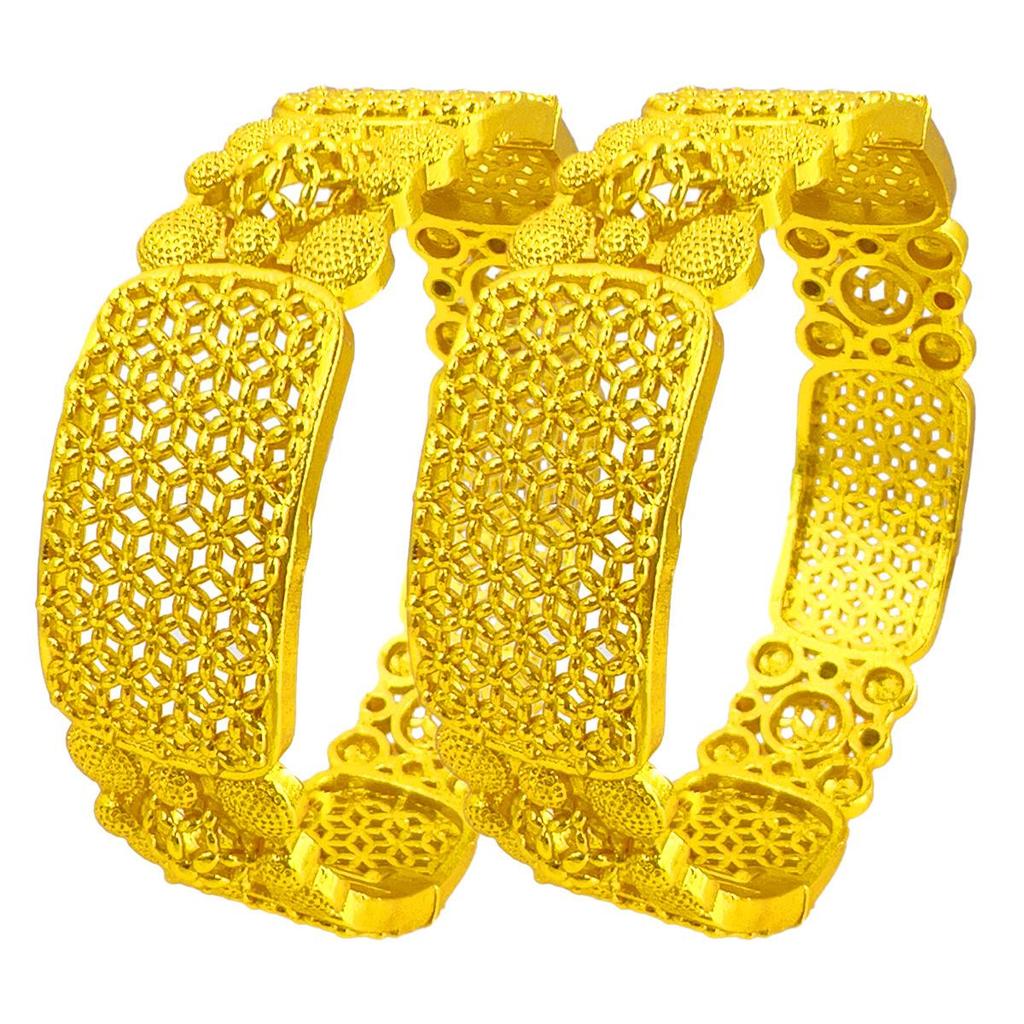 Pulsera nupcial de aleación bañada en oro - Estilo de lujo de Dubái